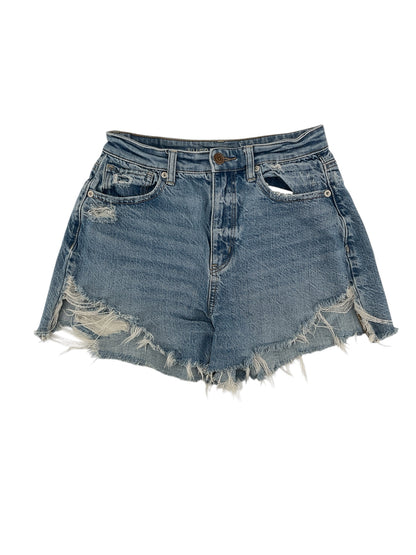 American Eagle Blue Shorts Low Rise Denim Cutoff Shortie Shorts Size 2 - Size 2