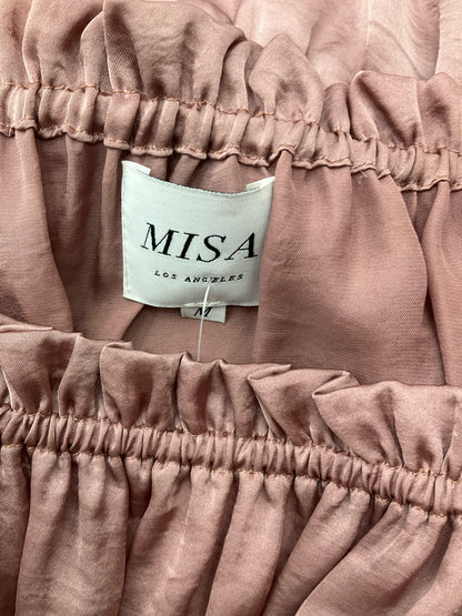 MISA Los Angeles mauve Boho MISA Mauve Solid Pre-Owned Ladies Dress - Size Medium - Size M