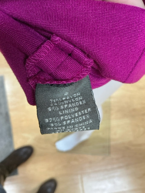 Taylor - Fuschia Solid Pre-Owned Ladies Dress Size 4
