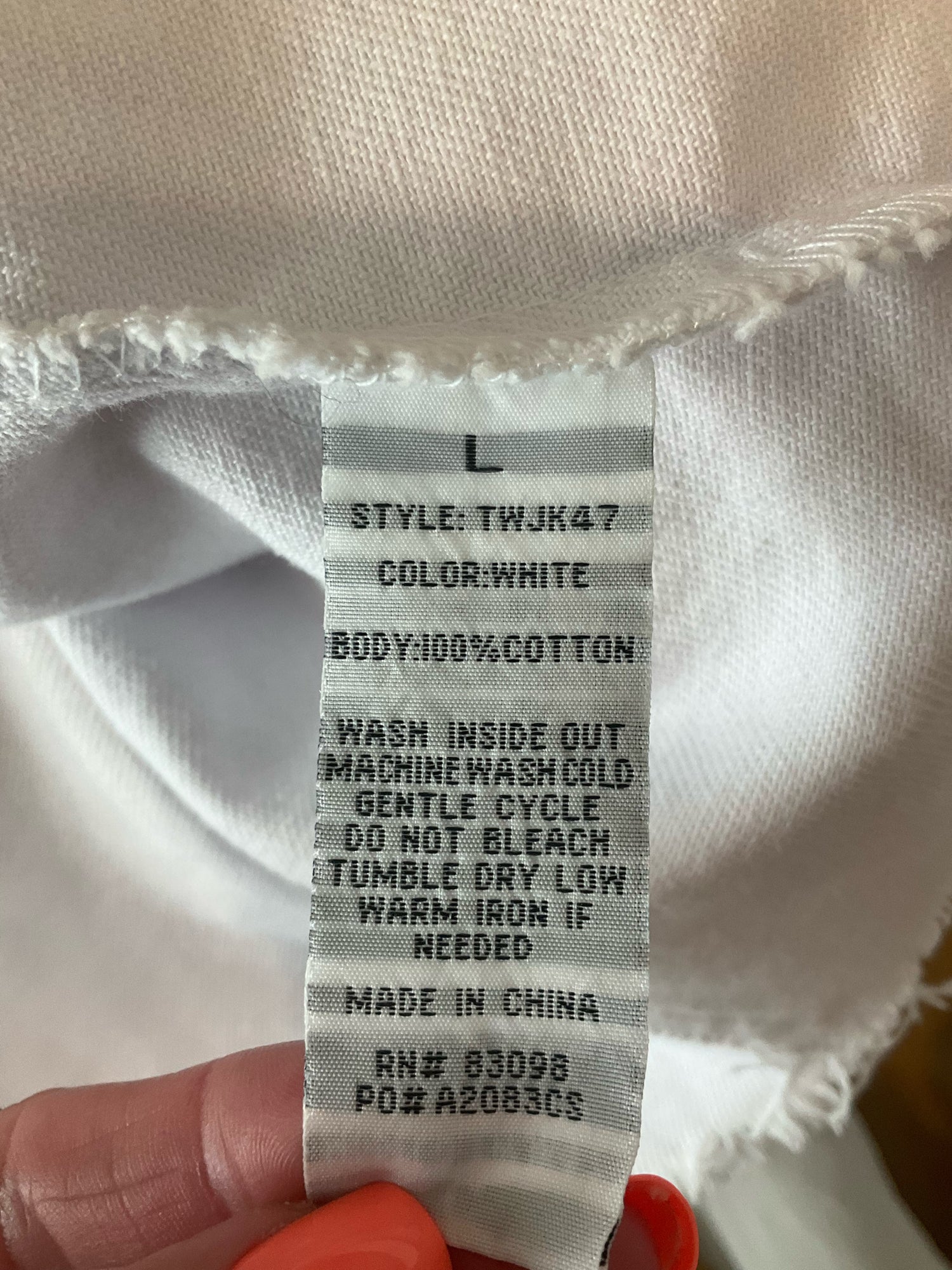 Cisono White Raw Hem Cropped Denim Trucker Jacket Size Large