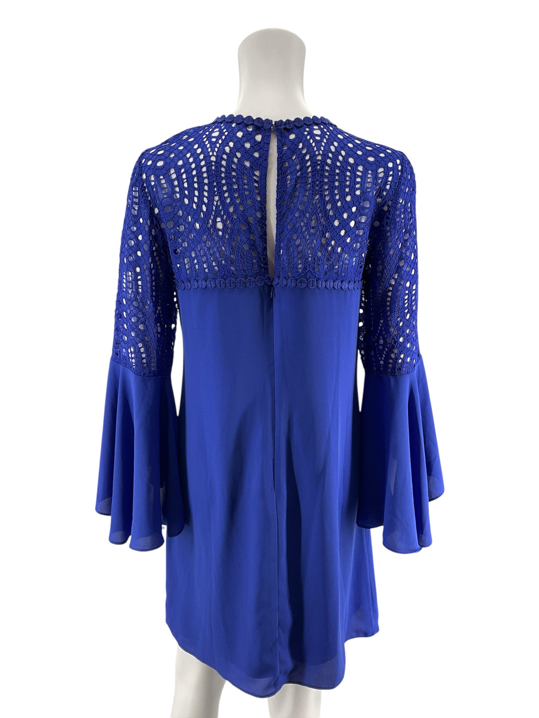 Lilly Pulitzer Pearl Shift Dress Royal Purple Bell Sleeve NWT Size 4