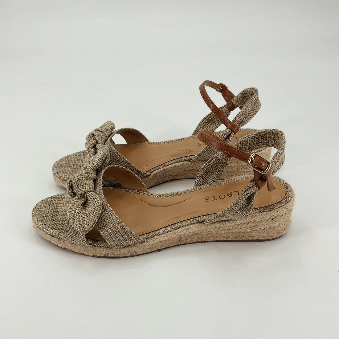 Talbots Shoe Size 7.5 Tan Espadrilles Pre-Owned Ladies Sandals
