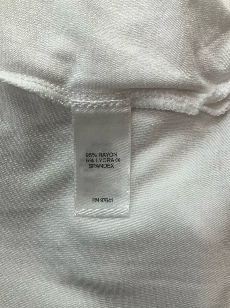 J Jill White Solid Pre-Owned Ladies New with Tags Top - Size Medium