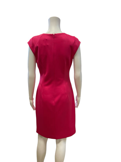 Calvin Klein Size 6 Pink Solid Consignment Ladies Dress