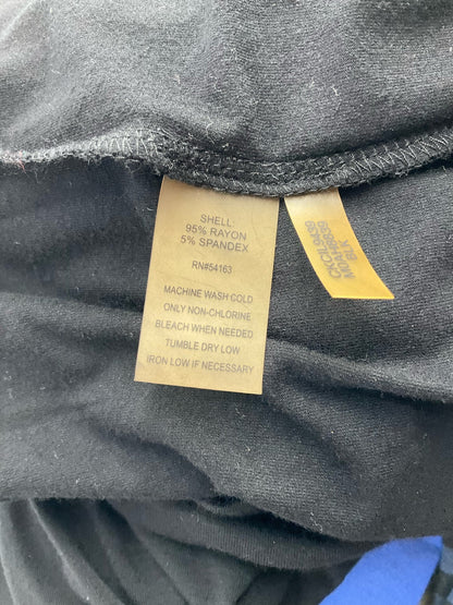 Calvin Klein - Black Solid Pre-Owned Ladies Casual Top - Size M