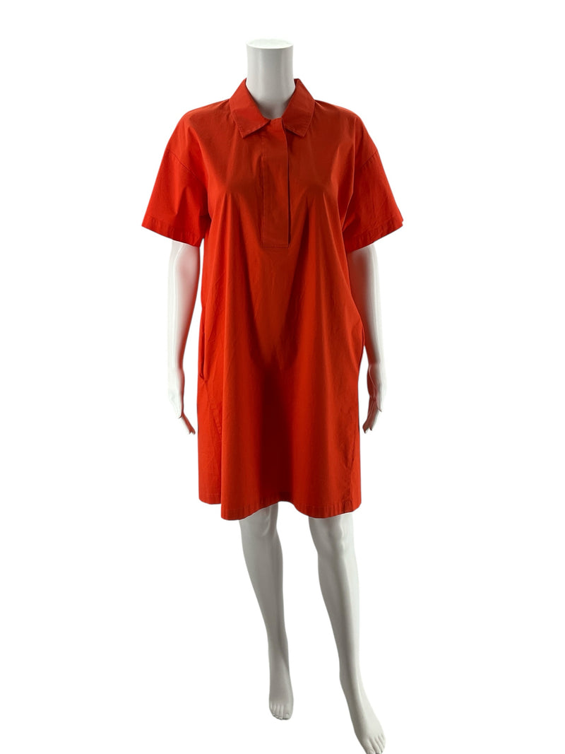 Eileen Fisher Orange Pre-Owned Ladies Dress - Size Small