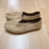 Toms Brown Burlap Shoes Size 8.5 - side view