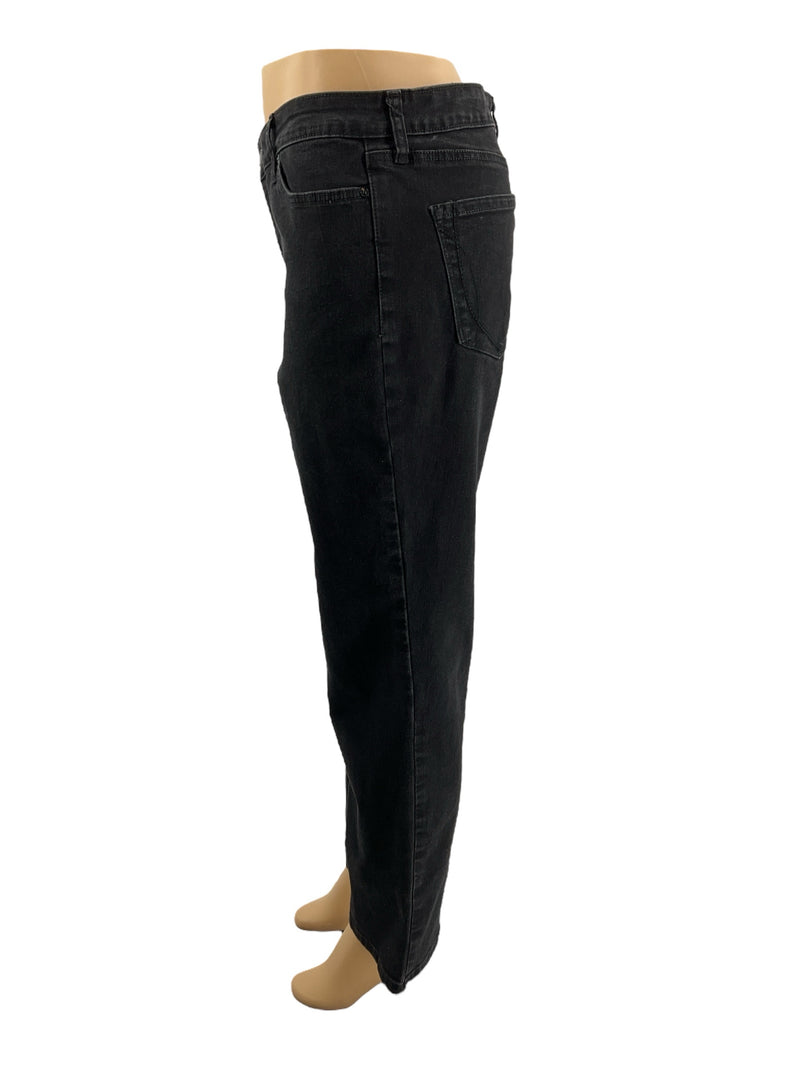 Bandalino Black Solid Pre-Owned Ladies Jeans - Size 16 Short