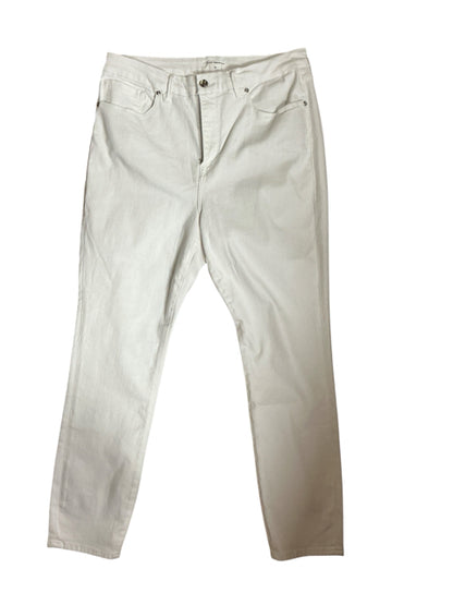 Good American The Boss Pant White High Rise Wide Leg Trousers Size 18 - ONLINE ONLY