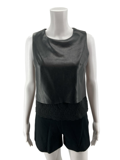 bailey 44 Size XS Black Solid Pre-Owned Ladies Casual Top - Downstairs