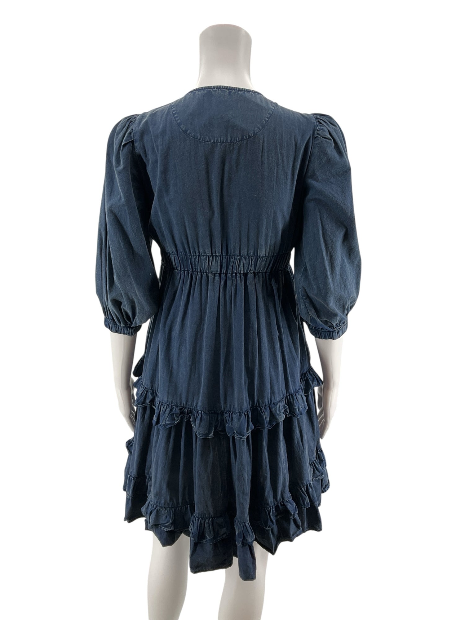 Pilcro Size sp Blue Solid Pre-Owned Ladies Dress – Margaret's Fine Consignment