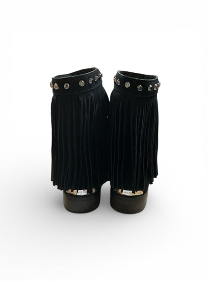 Michael Kors Black Fringe Pre-Owned Ladies Booties - Size 7.5 - Margaret’s Fine Consignment