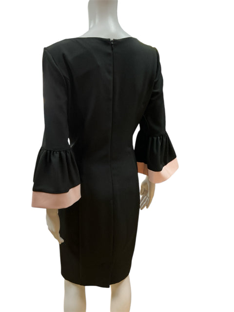 Ralph Lauren Black Solid Dress Size 8 - rear view