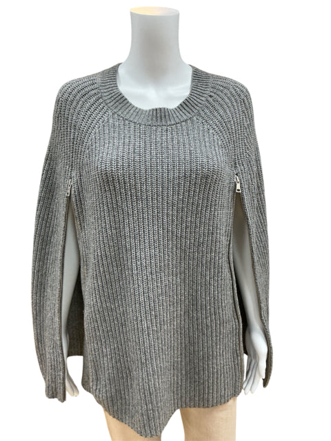 Bcbg Maxazria Size M/L Gray Pre-Owned Poncho, consignment