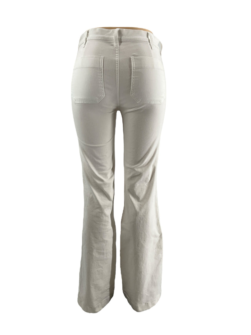 Gap White High-Rise Flare Jeans – Size 4, Excellent Condition - Margaret’s Fine Consignment