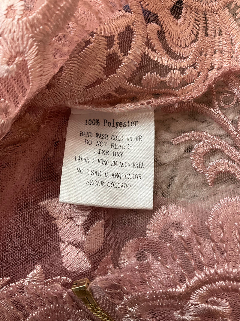 Fashion Nova Pink Mesh Pre-Owned Ladies New with Tags Top - Size Small