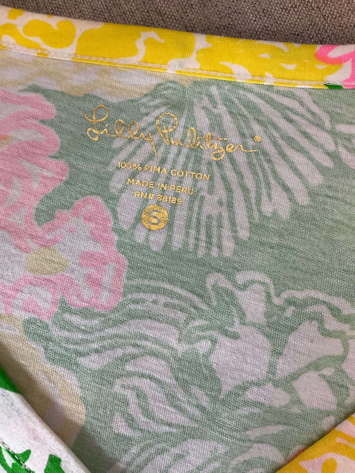 Lilly Pulitzer Sophie Dress First Impression Floral Size Small