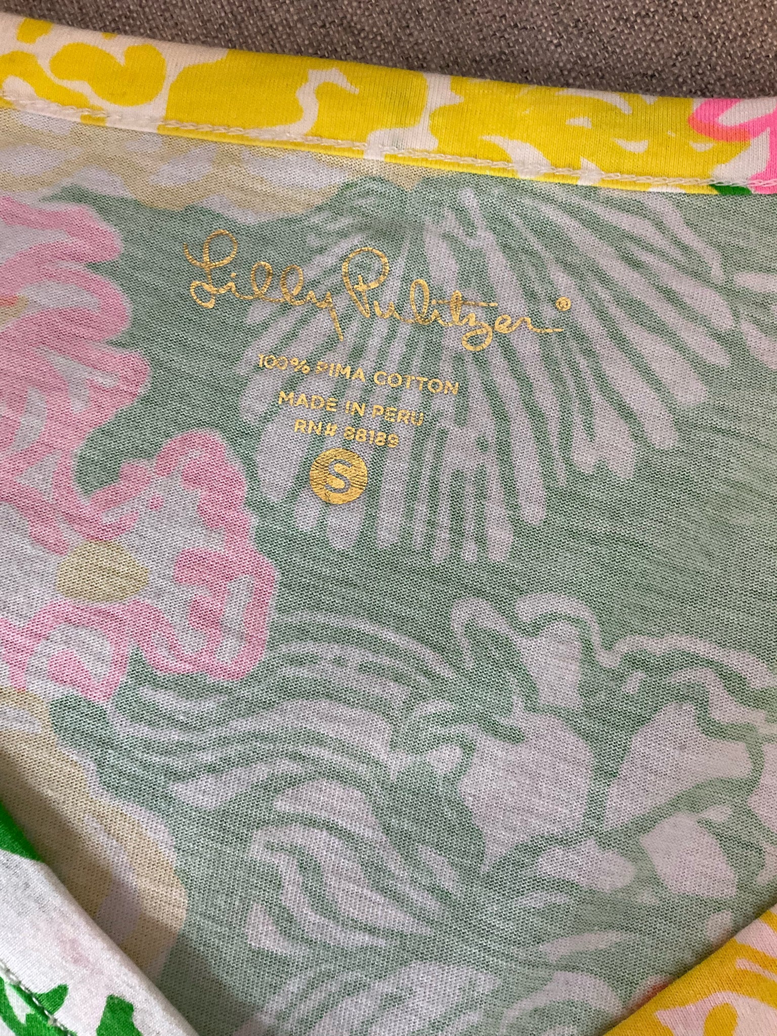 Lilly Pulitzer Sophie Dress First Impression Floral Size Small