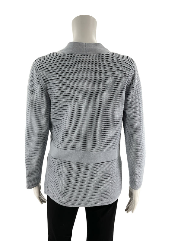 Loft Blue Solid Pre-Owned Ladies Top - Size Small