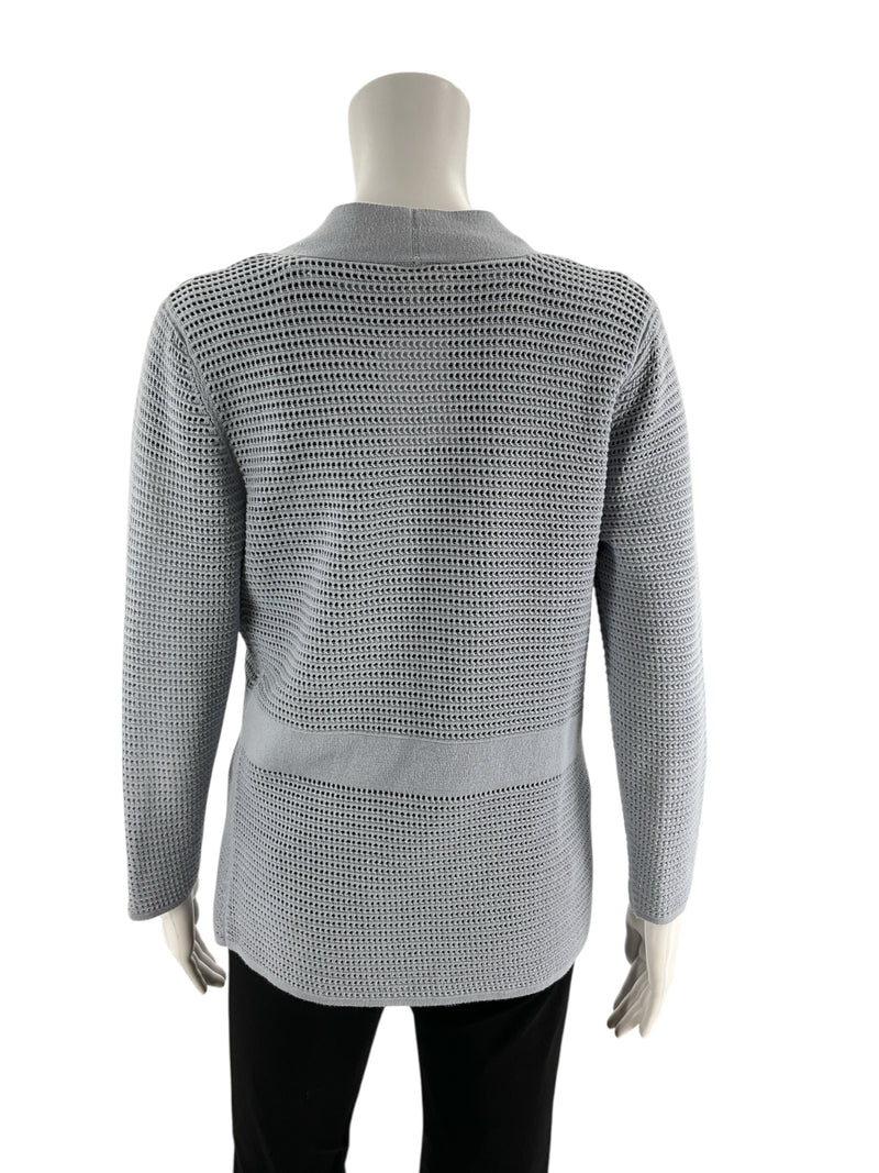 Loft Blue Solid Pre-Owned Ladies Top - Size Small
