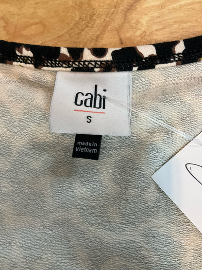 cabi Twist Tank Top Dapple Animal Print Brown Black Sleeveless Size Small