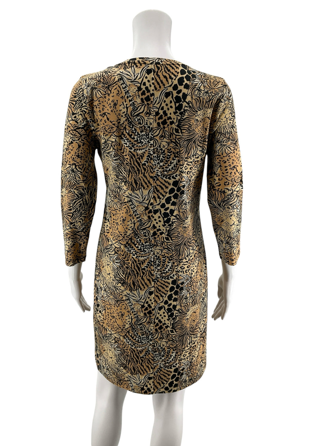 Lilly Pulitzer Mika Tunic Dress Wild Within Animal Print Cotton Small NWT
