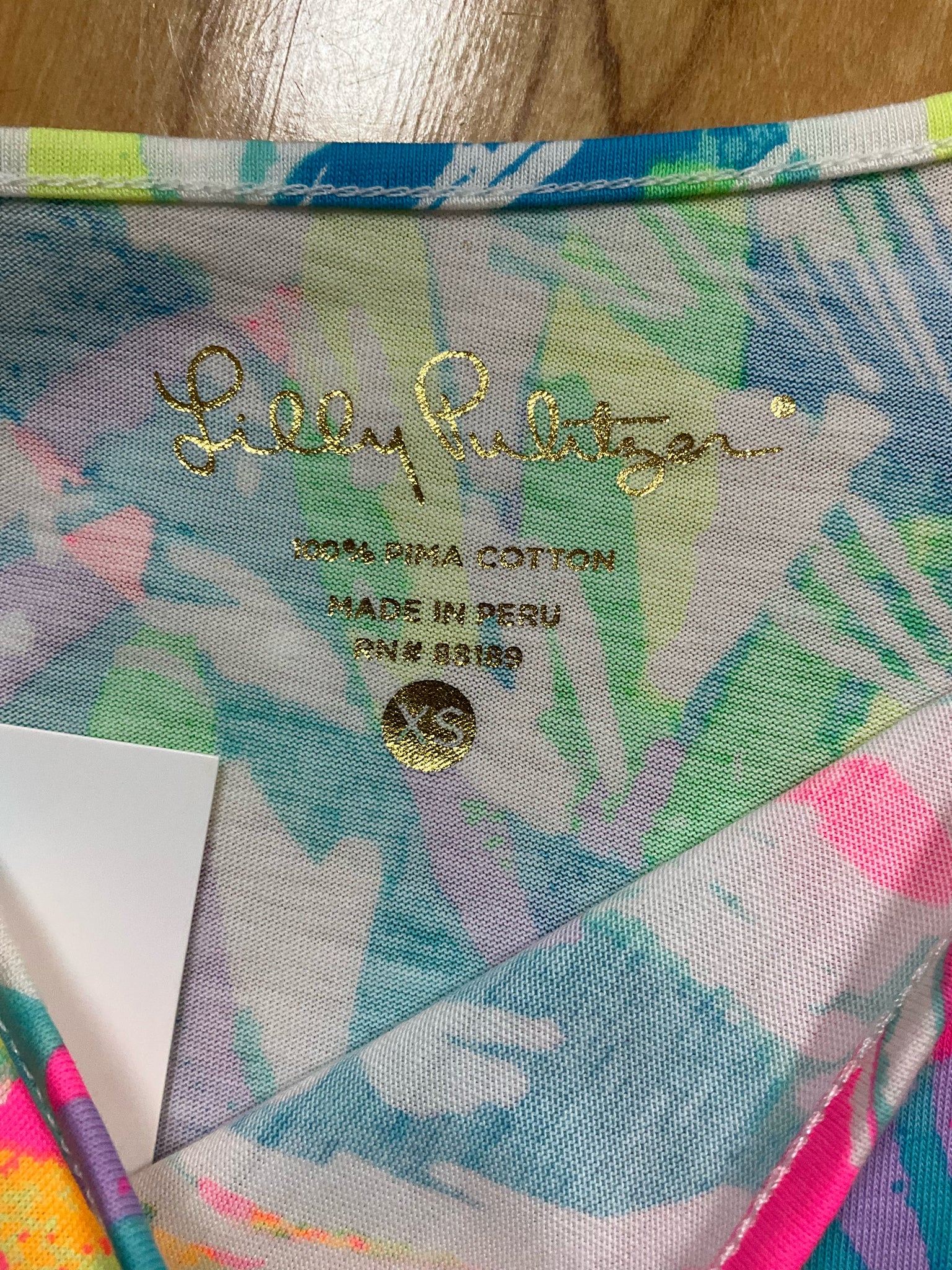 Lilly Pulitzer Essie Dress Turtley Awesome Print Pima Cotton XS