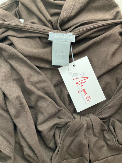 Ann Taylor Brown Pre-Owned Ladies Top - Size Large - Margaret’s Fine Consignment