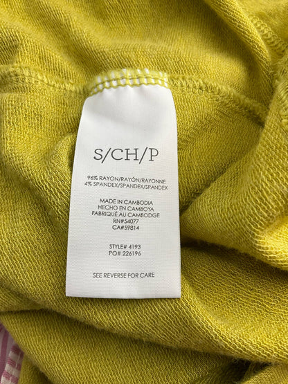 Cabi - pea green Solid Pre-Owned Ladies Casual Top - Size S