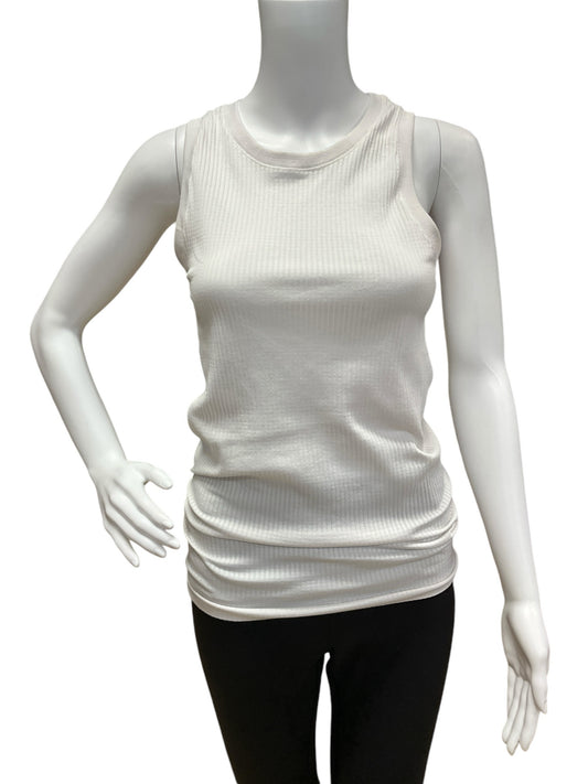 Athleta Size S White Ribbed Activewear