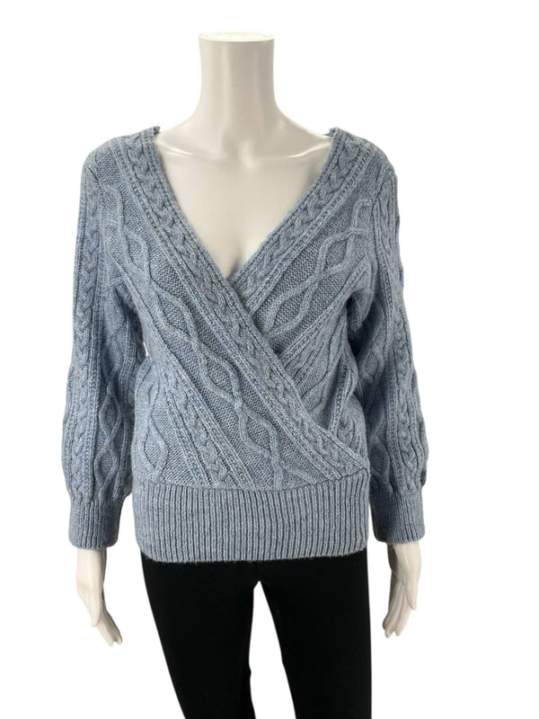 Maeve Blue Cable Top - Size XS - Margaret’s Fine Consignment