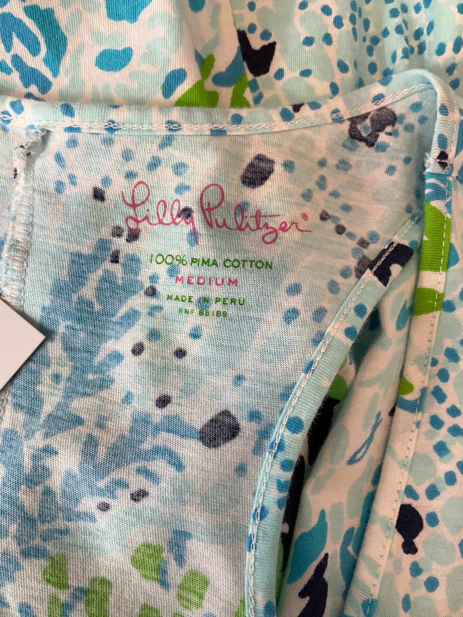 Lilly Pulitzer Green/blue A-Line Marlowe Dress Let&