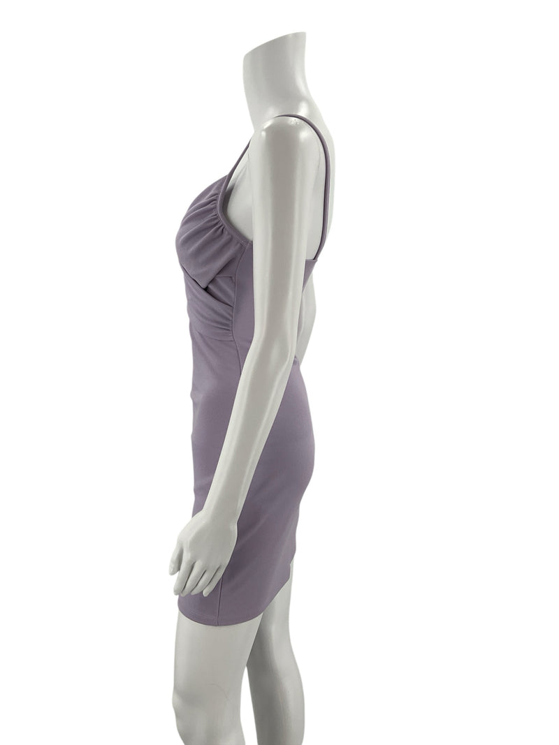 Blue Blush Lavender Solid Pre-Owned Ladies Dress - Size Small