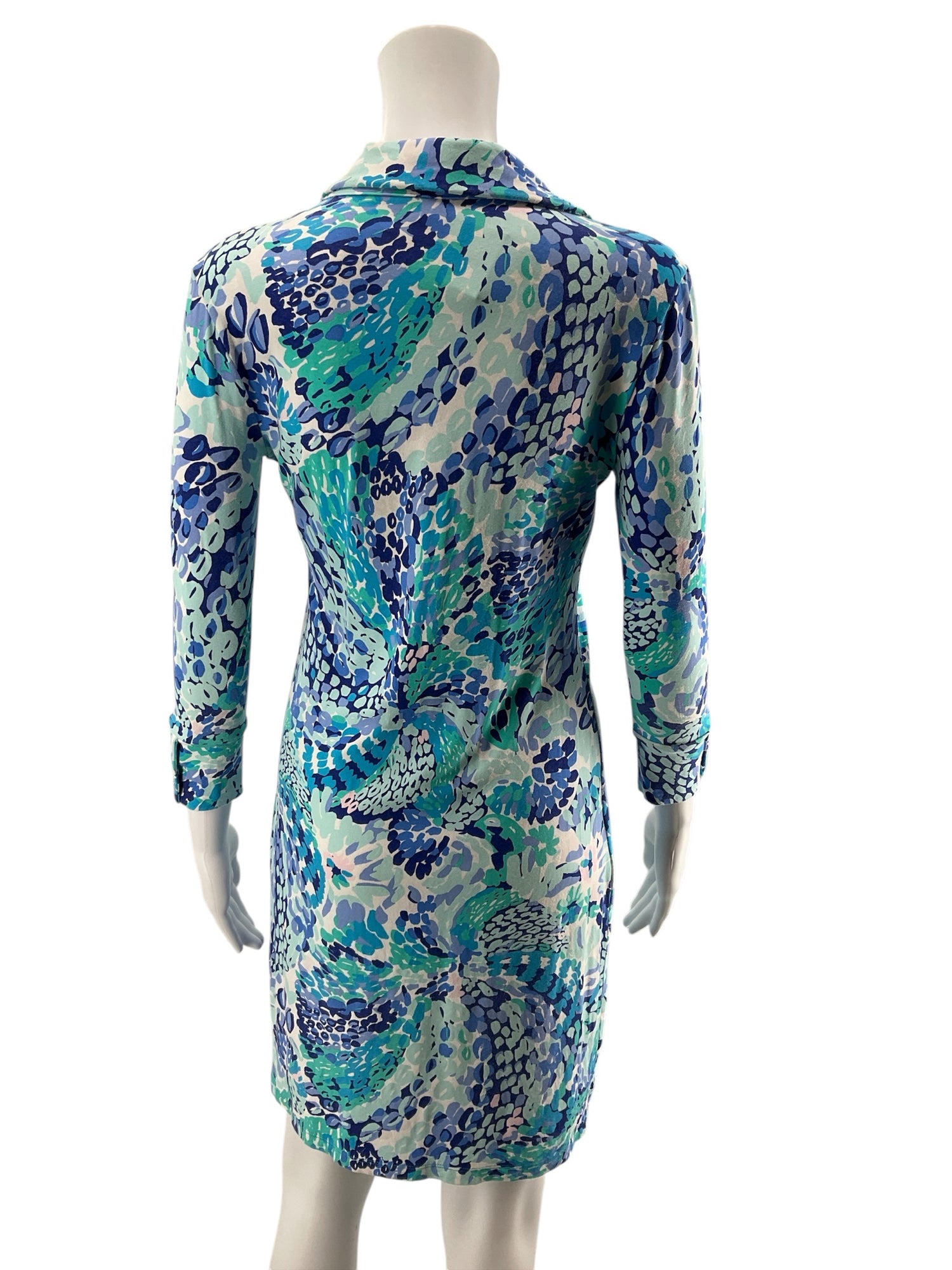 Lilly Pulitzer Skipper Popover Dress XS In The Vias Print Tunic