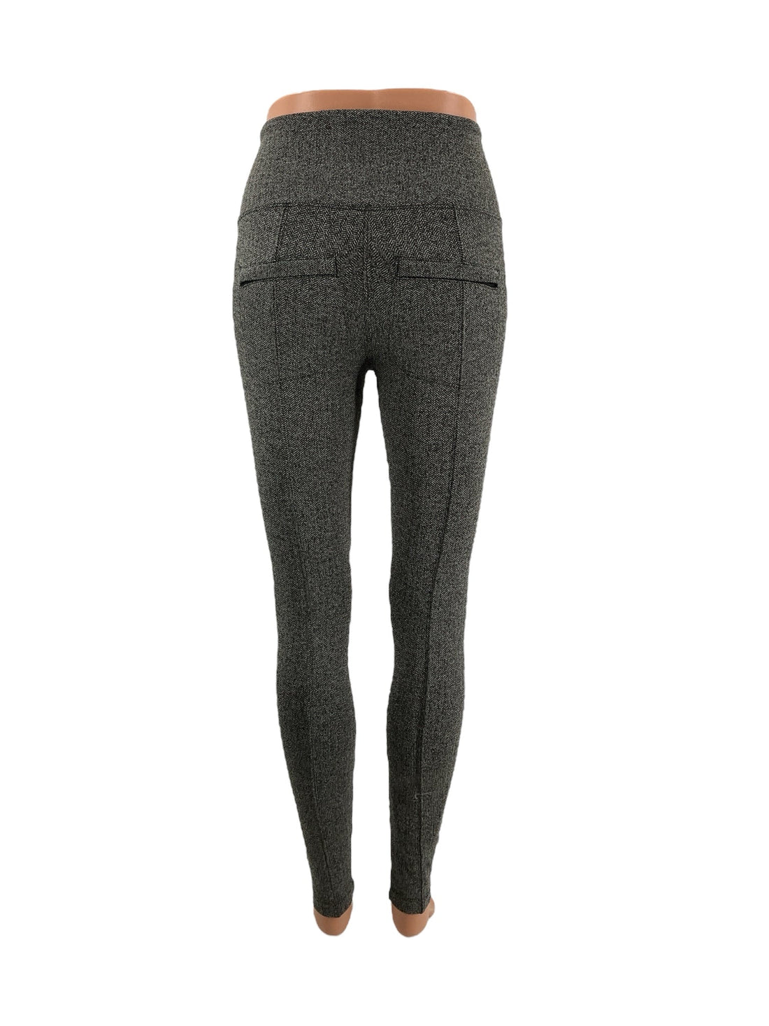 Gray pre-owned Athleta ladies pants in size XXS, featuring a comfortable fit and stylish design.