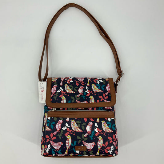 Relic Navy/Multi Birds Crossbody Bag