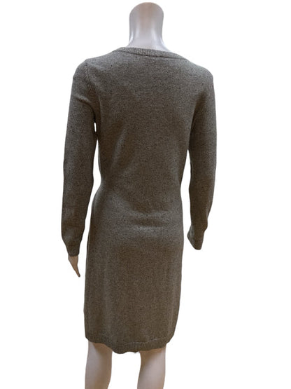 Talbots Heather Gray Solid Pre-Owned Ladies Dress - Size XS