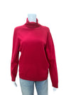 Talbots Red Solid Top Size Large - front view