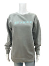 Stateside Gray/Aqua Top Size Small - front view