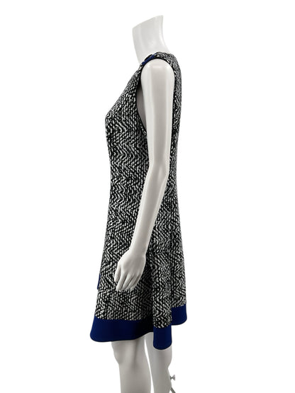 Alyx White/Black Print Pre-Owned Ladies Dress - Size 16 Petite