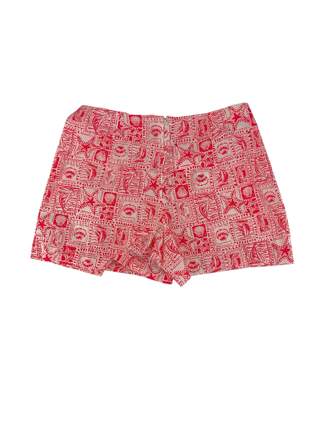 Lilly Pulitzer Callahan Shorts Skort Beach Blocks Print Size 10 NWT