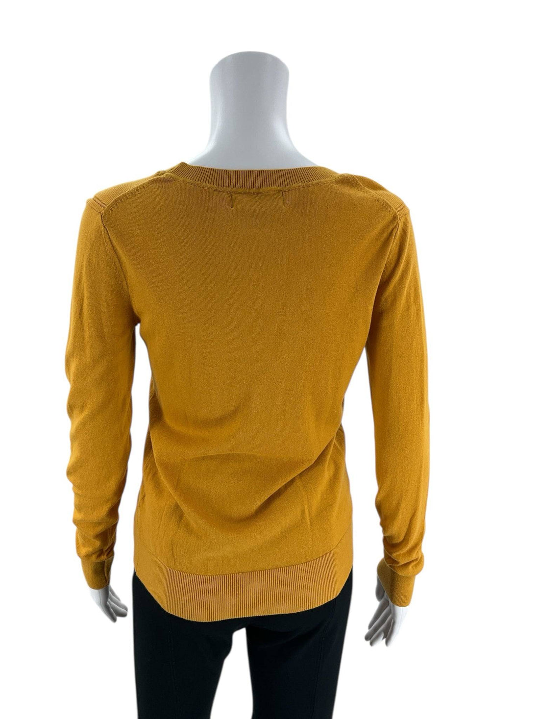 Banana Republic Mustard Solid Pre-Owned Ladies Top - Size Small - Margaret’s Fine Consignment