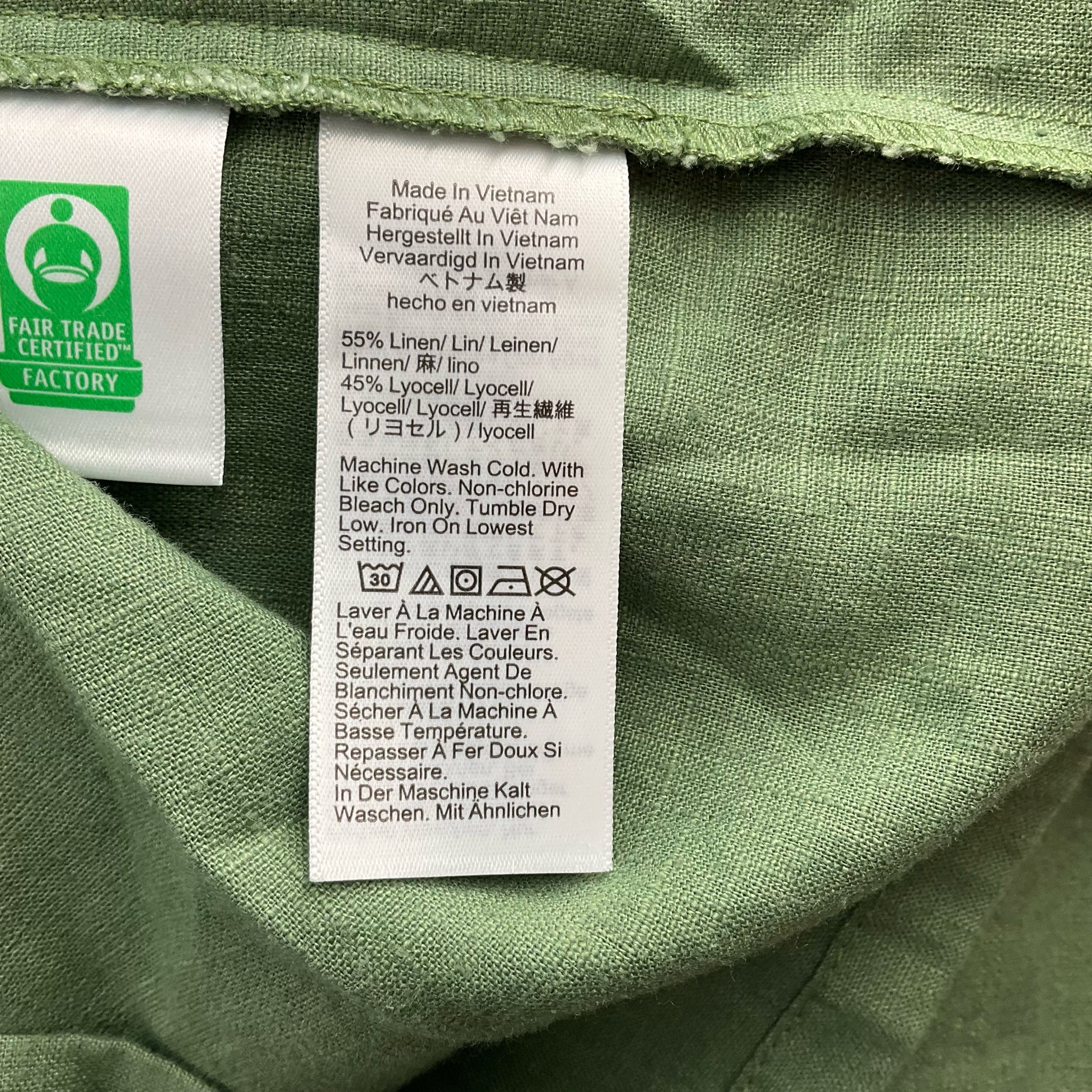 J Crew Olive Linen Dress - Size 00