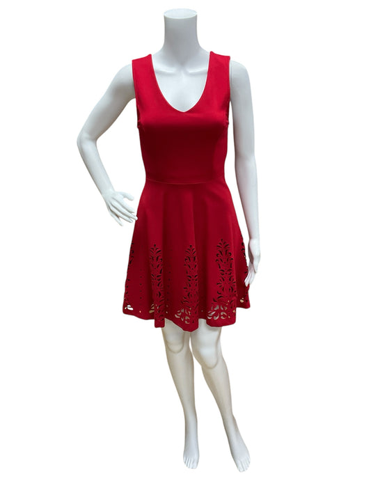 Black Swan Size XS Red Solid Consignment Ladies Dress