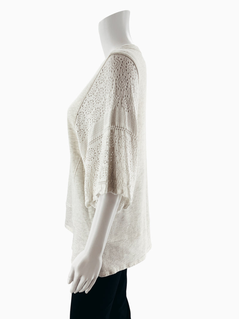 Akemi + Kin Oatmeal Pre-Owned Ladies Top - Size Small