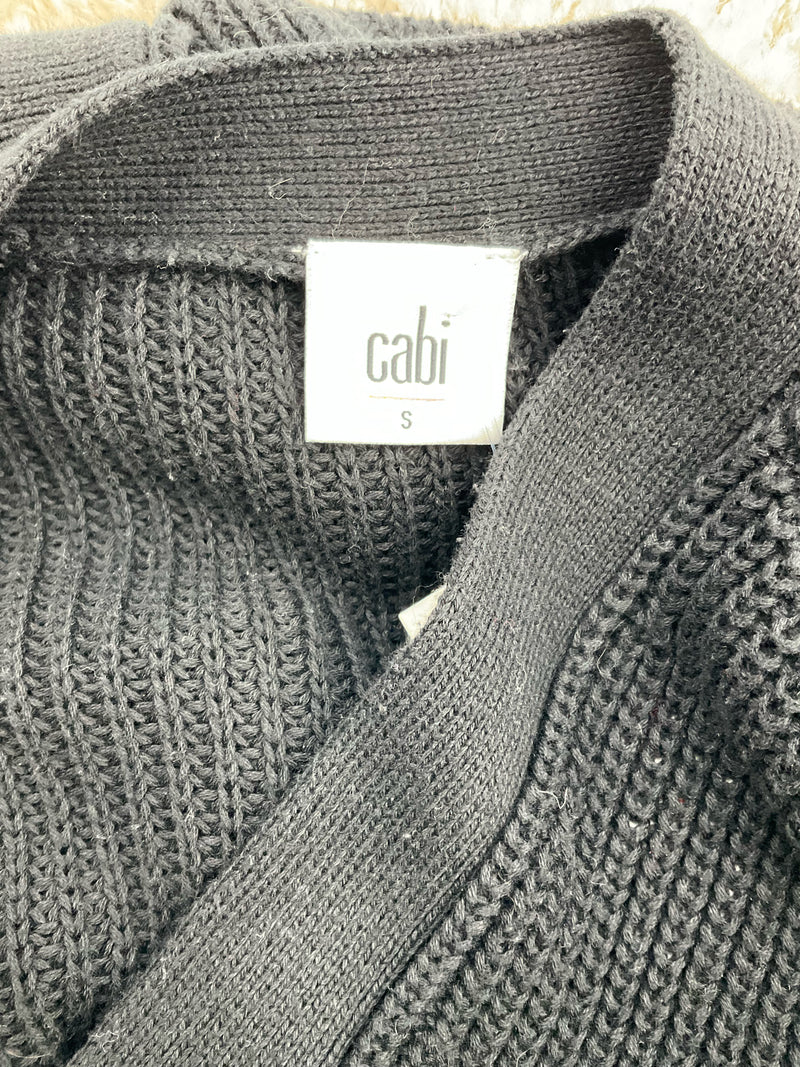 cabi Black Solid Pre-Owned Ladies Shrug - Size Small