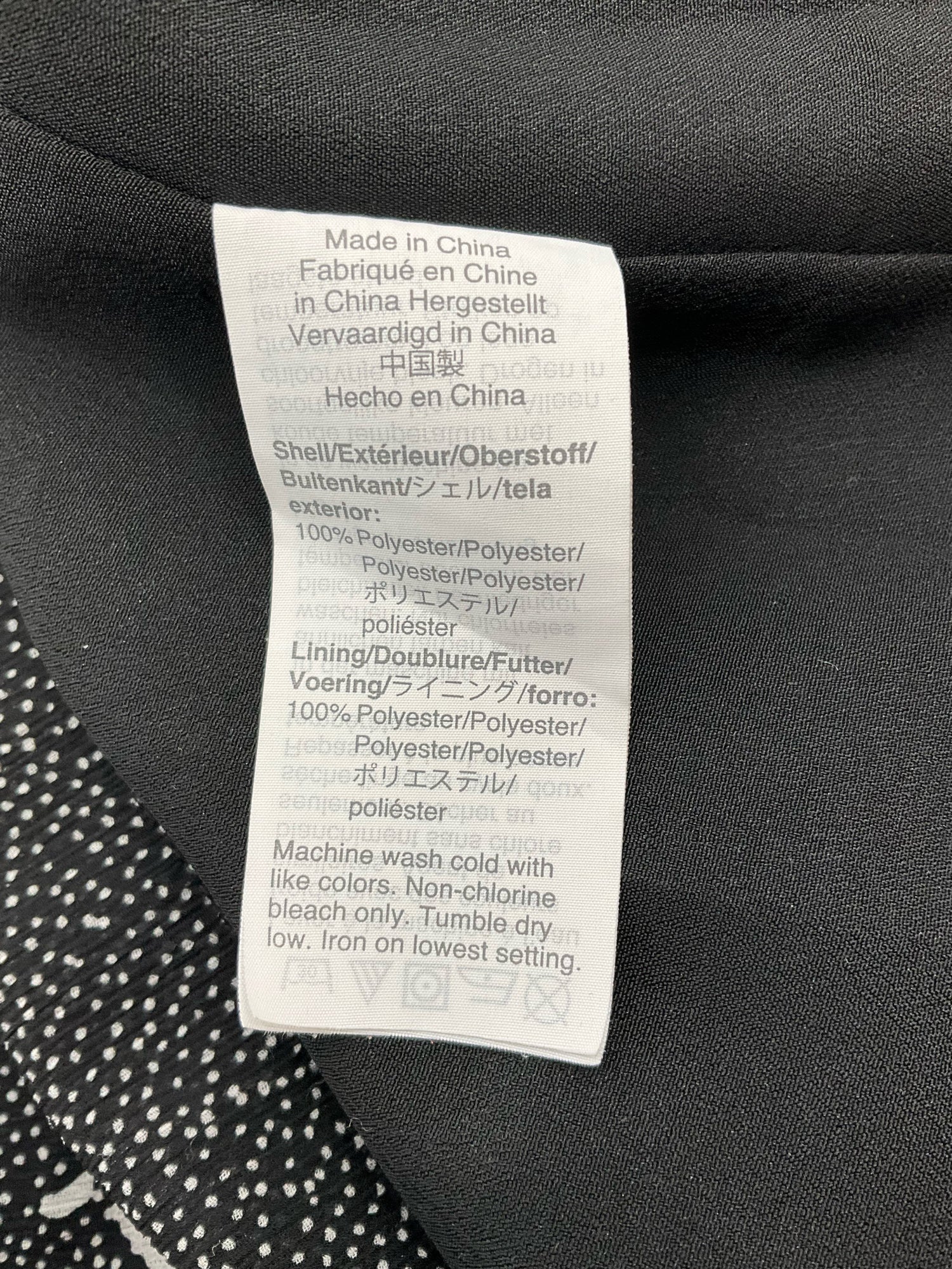 J Crew Black/White Floral Pre-Owned Ladies Dress - Size Small