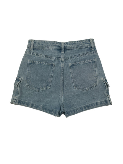 Shein Blue Shorts Size 4 Blue Cargo Shorts - Size 4