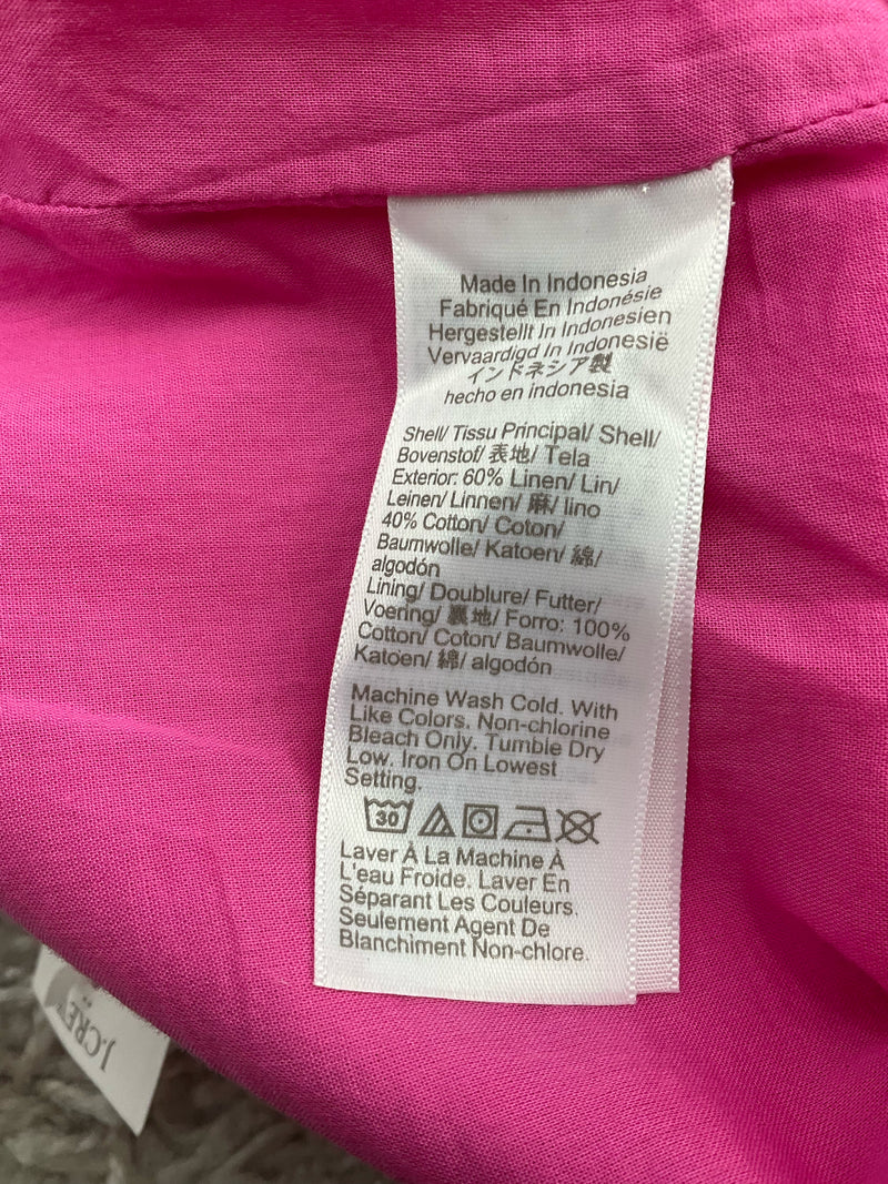 J Crew Pink Solid Pre-Owned Ladies New With Tags Top - Size Small