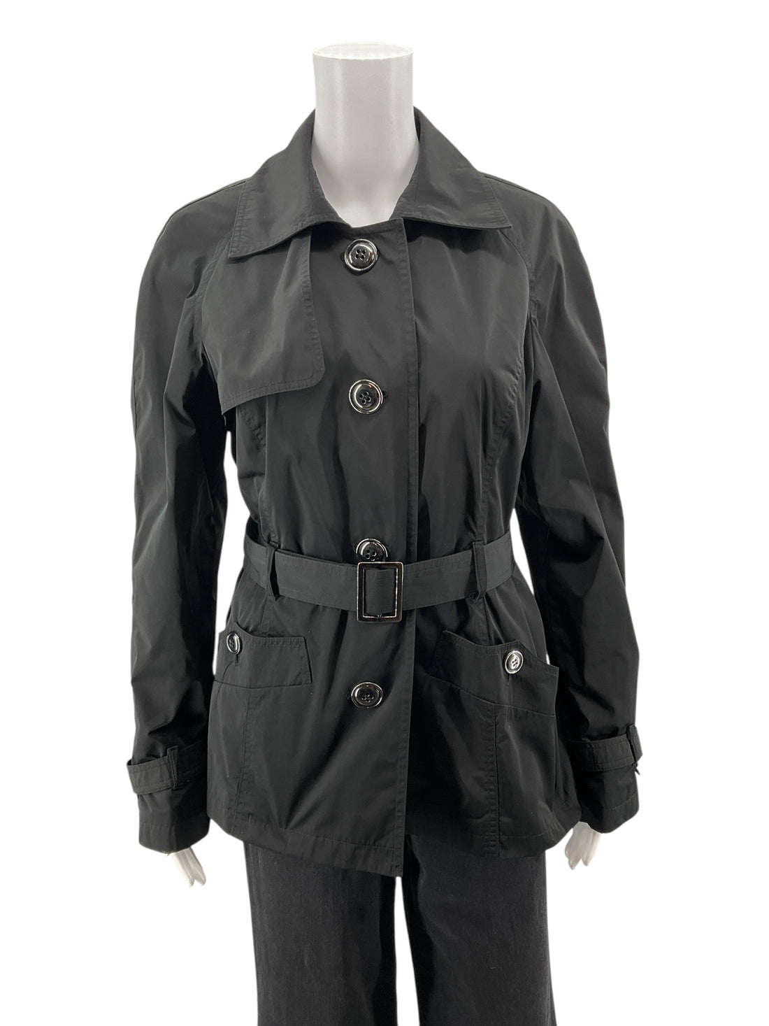 Talbots Black Solid Pre-Owned Ladies Jacket - Size Medium - Margaret’s Fine Consignment